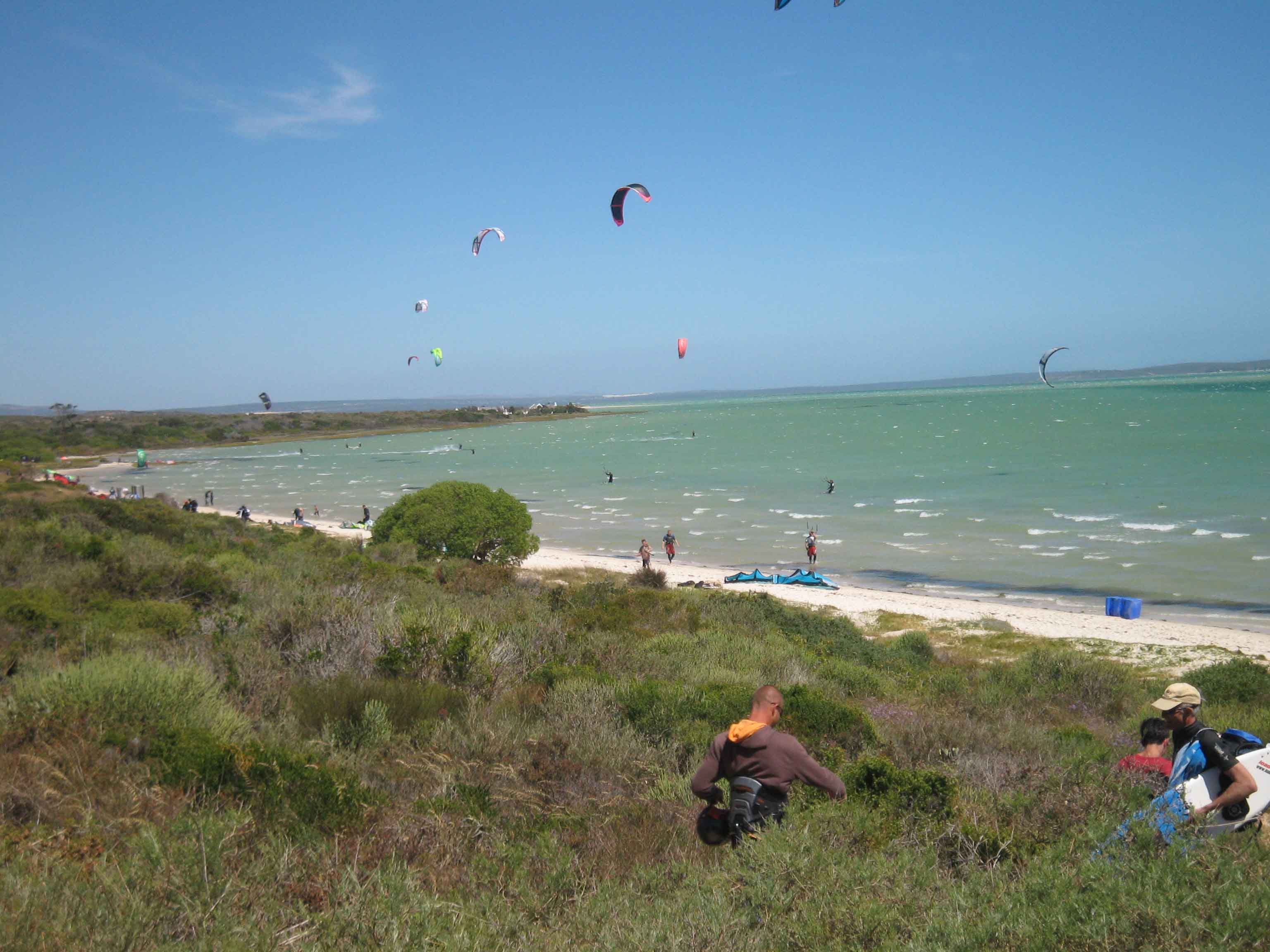 Kiteboarding Langebaan Shark Bay