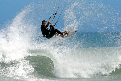 Wellen Kitesurfing Südafrika