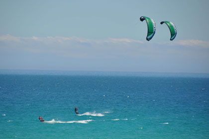 Kitesurfing with no injuries