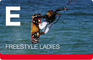 Fortgeschrittene Kiteboarding Kurse Frauen