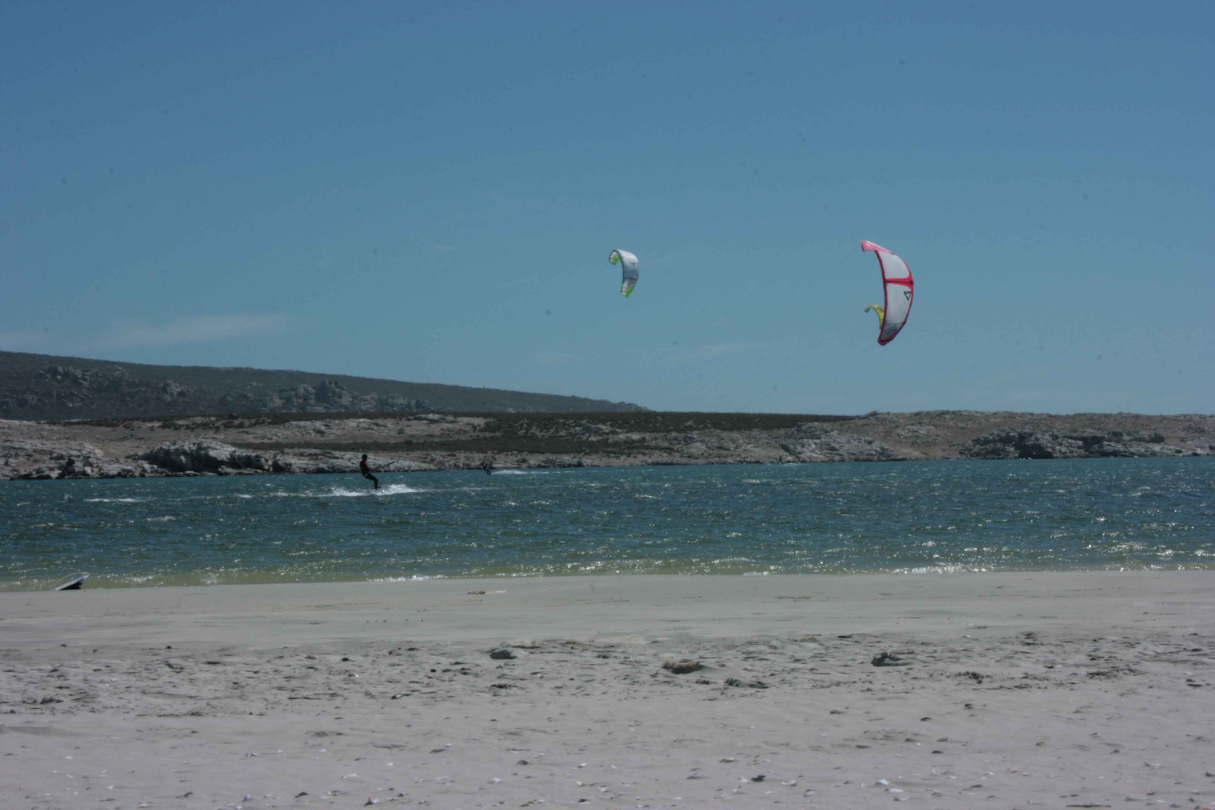 Kitesurfing Langebaan Main Beach